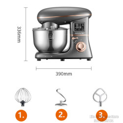 JOYOUNG Elektrischer Teigmixer: 6-Gang-Mixen und -Vermischen